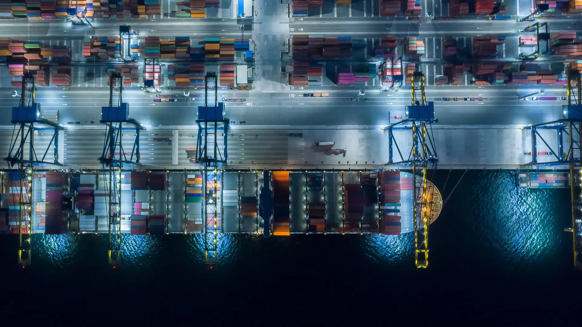 Aerial View of Loading Dock